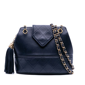 Pre-Loved Chanel CC Quilted Lambskin Tassel Flap